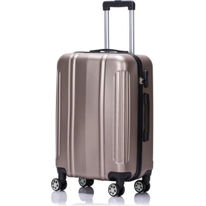 Lys Valise Cabine Avec Cote Poignet Ultra Legere Taupe 55x35x23