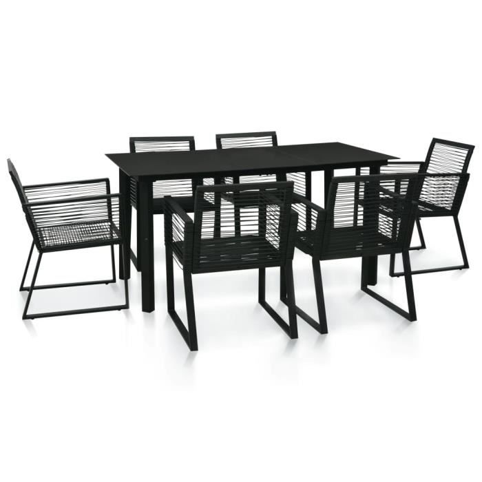 Salon De Jardin 7 Pcs Mobilier A Diner D Exterieur Ensemble