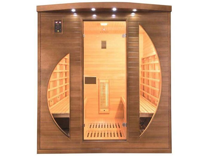 Sauna infrarouge Spectra 4 places - France Sauna - 200x185x200cm
