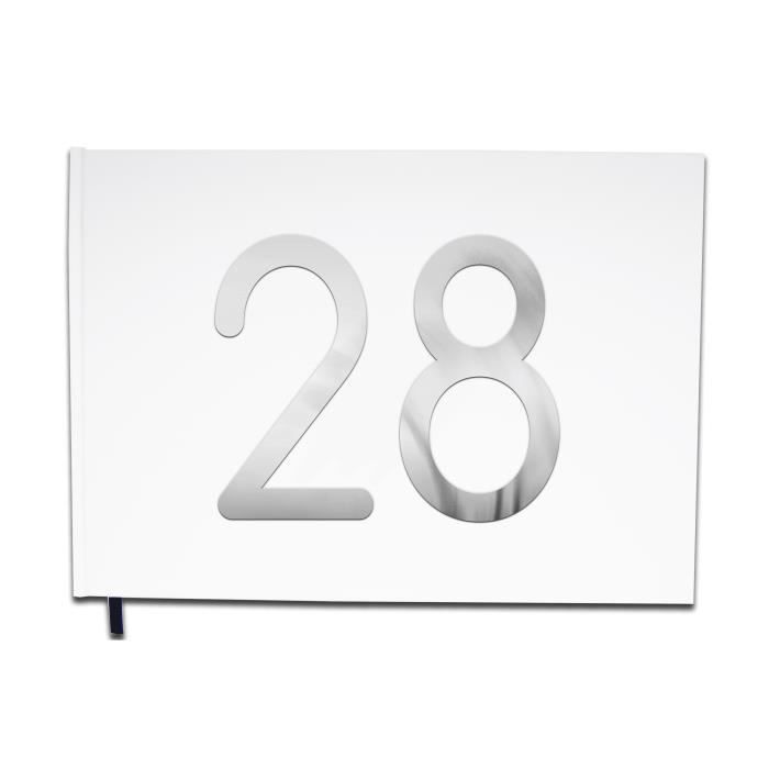 Livre D Or 28 Ans Anniversaire Mariage Retraite Lettres Chromees 100 Pages Qualite Premium Uttscheid Couleur Blanc Pur Achat Vente Livre D Or Livre D Or 28 Ans Cdiscount