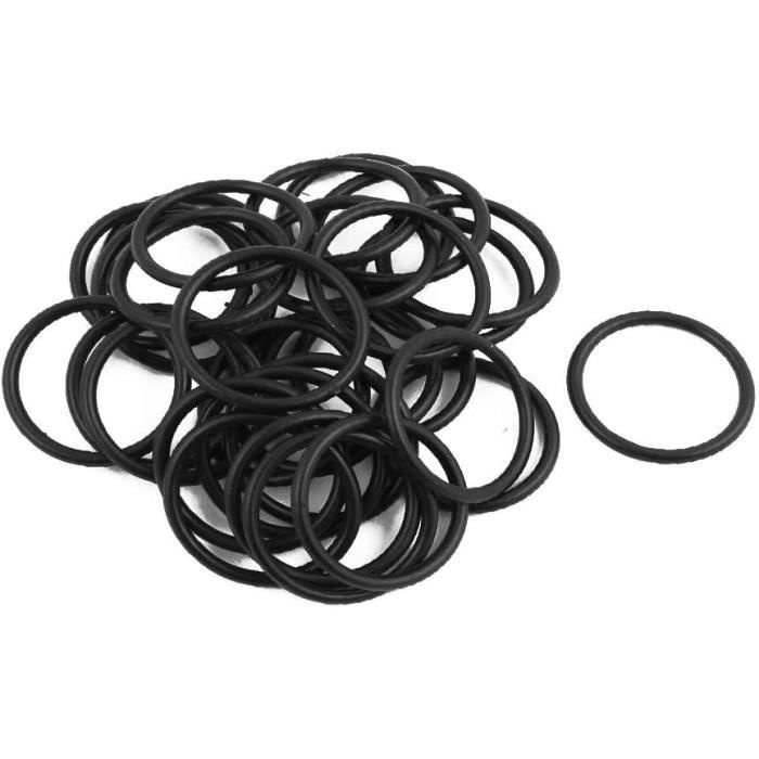 50 Pièces Joint Torique Nitrile 6.8x10x1.6mm - Résistant Huile ID 6.8mm OD 10mm