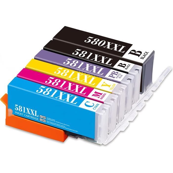Inkjet Cartridge Jhaan Inktcartridges Compatibel Met Canon PGI-580 CLI-581 XXL Multipack Voor Pixma Printers Niet Originele Inktpatronen