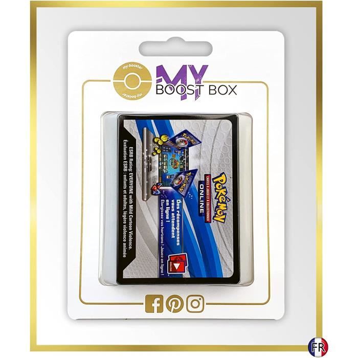 Coffret Myboost de 25 Cartes Codes Pokeacutemon Online31 Cdiscount