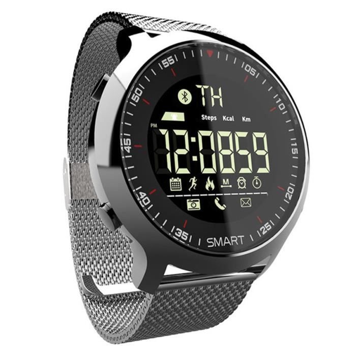 Montre sales connectée plongée