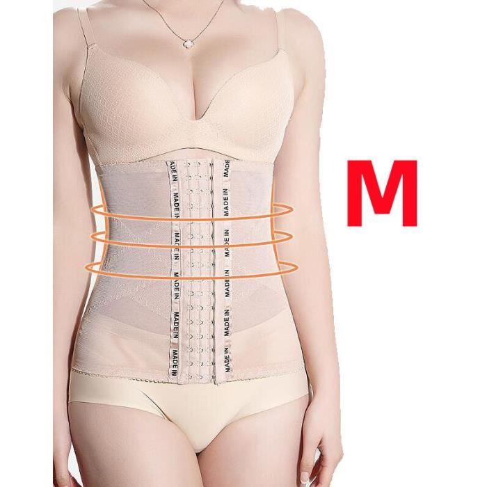 Ceinture de Sudation Femme Gaine Ventre Plat Amincissante Waist Trainer Invisible Corset Minceur Ajustable pour Perte de Poids Sport