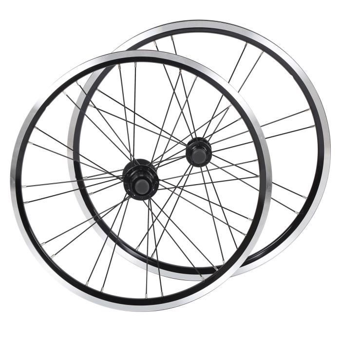 Paire de roues de v lo 20 pouces Paire de Roues de Frein en V