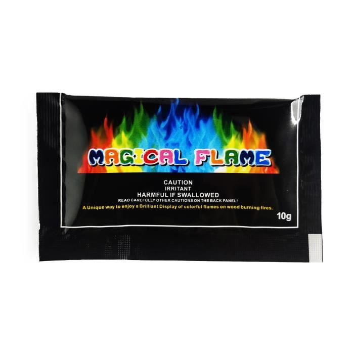 Feu Mystique en Poudre, Feu Mystique, Magique Flammes Feu Couleur, Feu Coloré, Poudre Magique, Poudre pour Colorer Les Flamme, pour Et Noël, Feu De Camp Ou pour Événements en Plein Air, 50g Feu Mystique en Poudre, Feu Mystique, Magique Flammes Feu Couleur, Feu Coloré, Poudre Magique, Poudre pour Colorer Les Flamme, pour Et Noël, Feu De Camp Ou pour Événements en Plein Air, 50g