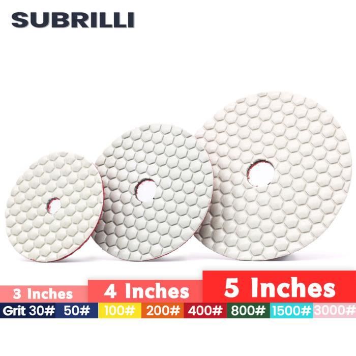 Kit 6 Roues De Polissage Diamant Silicone Pour Dentaire - Grain Moyen/fin