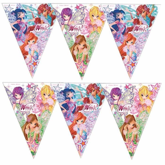 Winx Club Butterflix Party Anniversaire Decorations Feston Drapeau Cdiscount Maison Winx Club Butterflix Party Anniversaire Decorations Feston Drapeau Cdiscount Maison