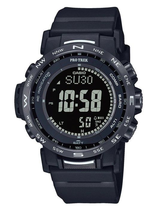 Bracelet montre Casio résine orange p. PRW-3500Y-4 PRW-3500Y