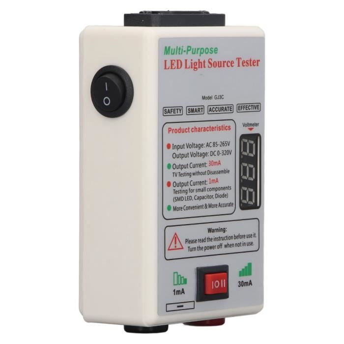 Testeur De Rétroéclairage LED Pour TV - Outil De Réparation Polyvalent, Prise UE, Tension Réglable 0-300V - 3