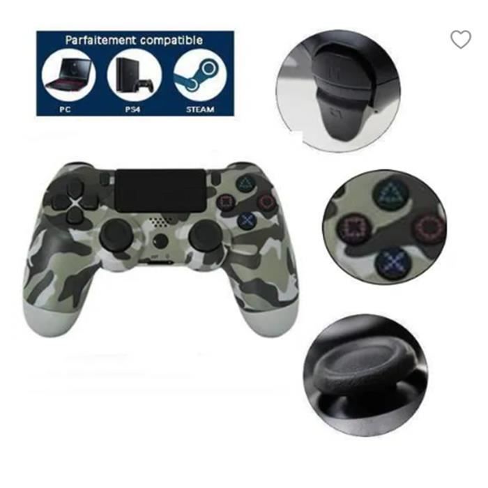 pour PS4 Compatibles (pas officiel ) de Jeu sans Fil avec Moteurs de Mouvement
