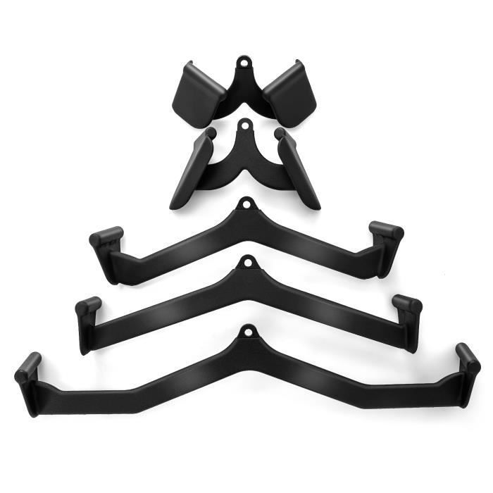 GOPLUS Barres de Tirage pour Machine à Câbles avec Poignées Ergonomiques, Forme de T et V pour Rameur, Poignées pour Entraînement du Dos, Biceps et Triceps, pour Salle de Sport à Domicile GOPLUS Barres de Tirage pour Machine à Câbles avec Poignées Ergonomiques, Forme de T et V pour Rameur, Poignées pour Entraînement du Dos, Biceps et Triceps, pour Salle de Sport à Domicile