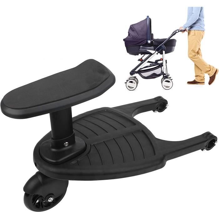 Planche Universelle Pour Poussette Avec Siège - Marchepied Réglable Pour Enfant Jusqu'à 25 Kg, Idéal Pour Les Balades En Famille