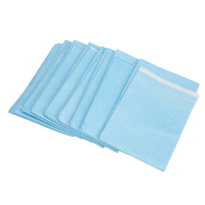 Lot De 80 Serviettes Jetables Imperméables - Pour Soins Des Ongles, Soins Dentaires, Soins Médicaux - Blanc