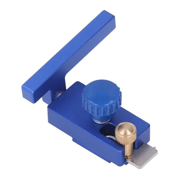 Arrêt De Rail à Onglet De Type 75, En Alliage D'aluminium, Pour Le Travail Du Bois De Type 75, Localisateur De Voie En T, Limiteur Fixe Pour Le