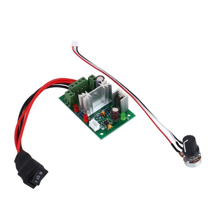 Contrôleur de Vitesse PWM Moteur DC 6-60V 20A Régulateur Variable Contrôleur de Vitesse PWM Moteur DC 6-60V 20A Régulateur Variable