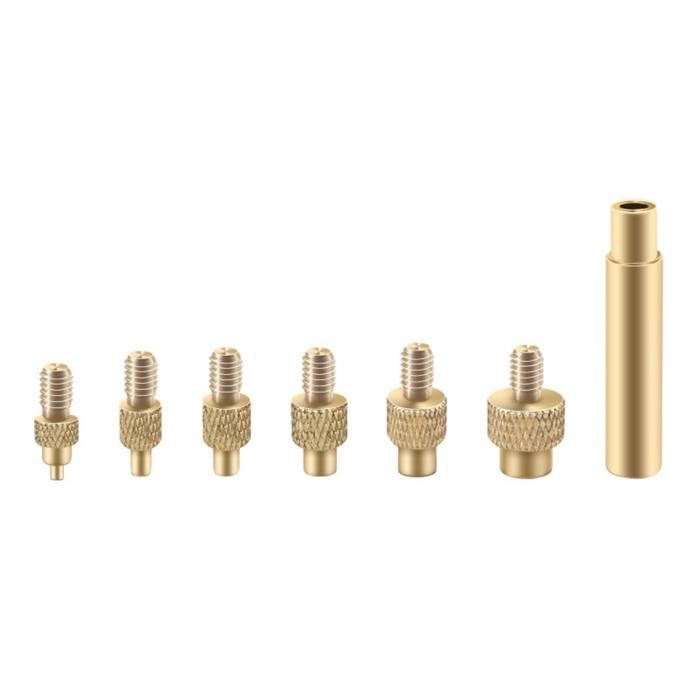 Embouts Thermofixés Pour Inserts Filetés - Compatibles Hakko FX-888D & Weller | Tailles M2, M2.5, M3, M4, M5