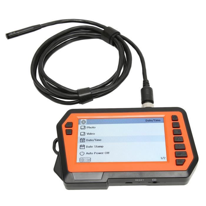 Caméra Endoscope Industriel AUTOOL Double Caméra 210° - Écran 4,3" - IP67 - 1 Mètre