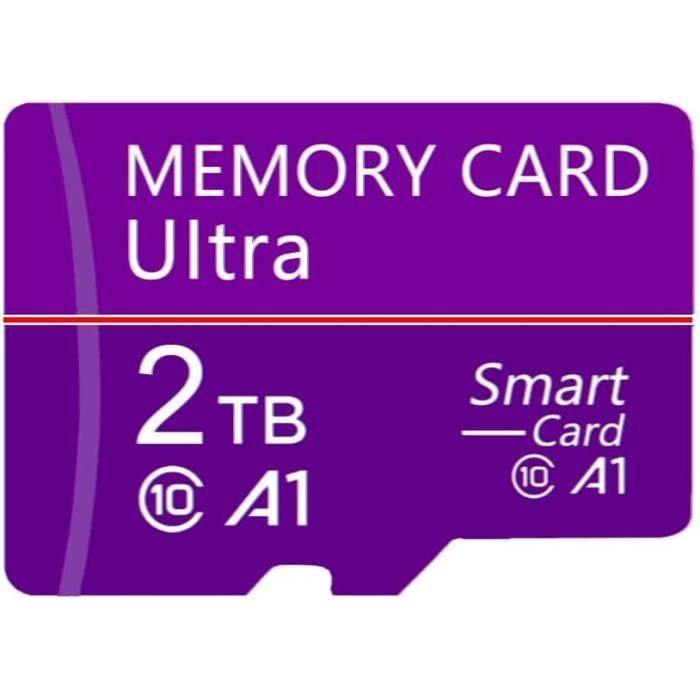 Carte Memoire Micro SD XC 2 to + Adaptateur SD Pro 2000 Go
