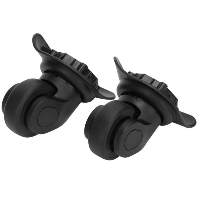 4 Set Roues De Valise Bagages Remplacement En Caoutchouc Kit De