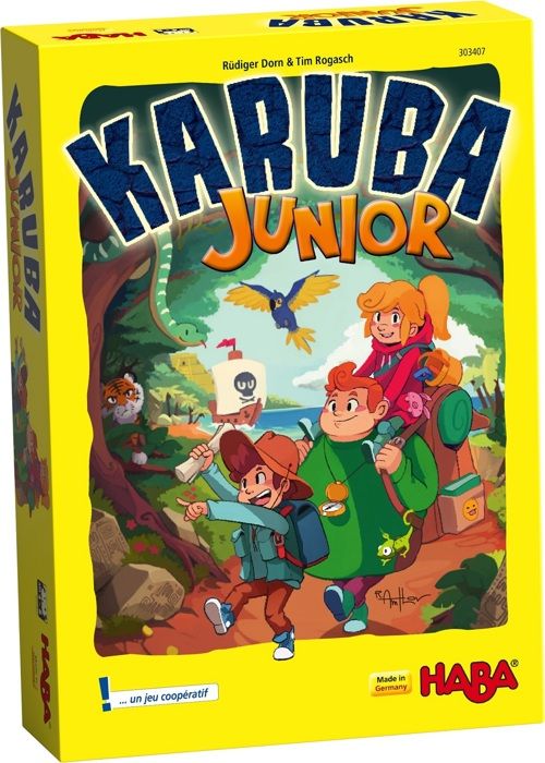 HABA Karuba - Gioco da tavolo di avventura per 2-4 giocatori dagli 8 anni in su, gioco di strategia e deposizione nella giungla con templi e tesori - 2012208001