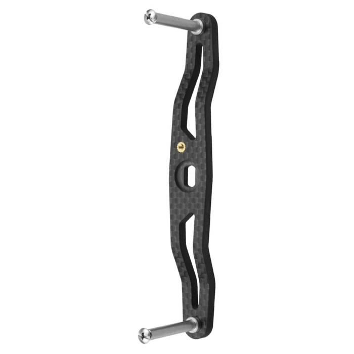 Poignée De Moulinet ZPI En Fibre De Carbone 95 Mm - Pour Moulinet Baitcasting, Rouge Et Noir, Occasion