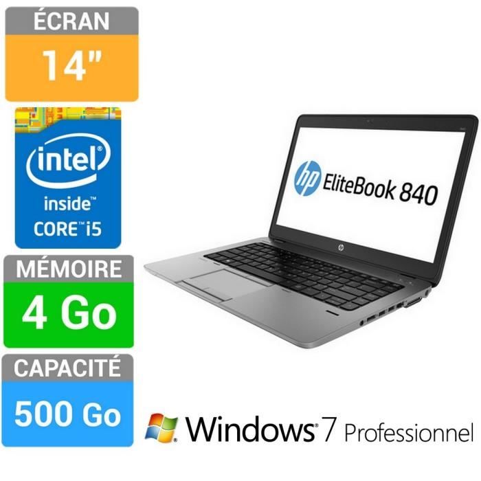 Vente PC Portable HP EliteBook 840 G1 pas cher Vente PC Portable HP EliteBook 840 G1 pas cher