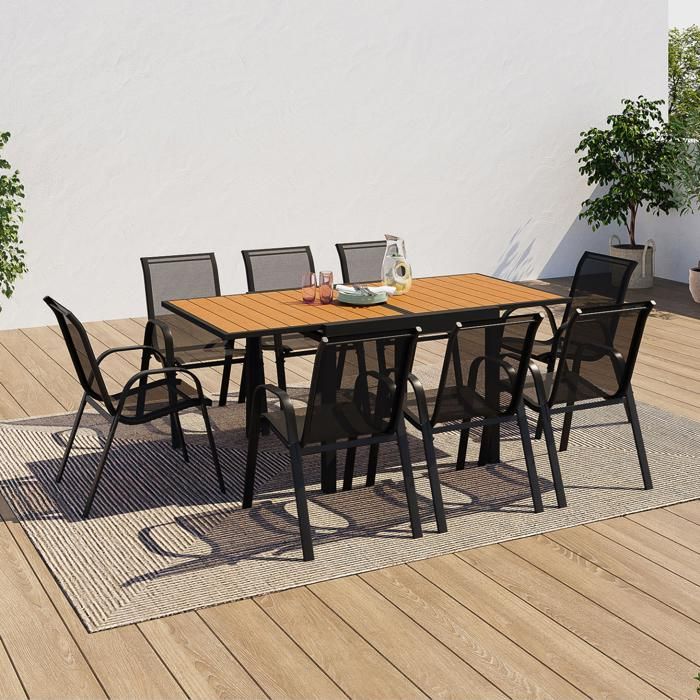 MARKET Salon de jardin 8 pl - vue 2