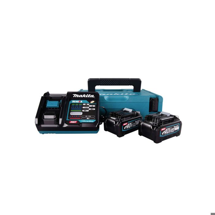 Packs Énergie 40Vmax XGT® Lithium Ion MAKITA avec 2 batteries 40V 4.0Ah MakPac 191J97 1 - vue 3