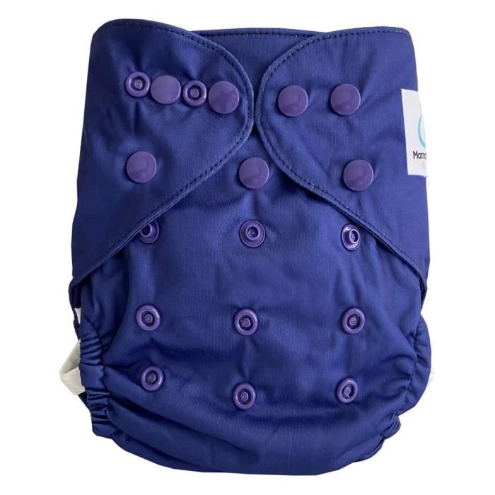 Couche Lavable tout en deux TE2 double goussets MAMAN ET BB NATURE