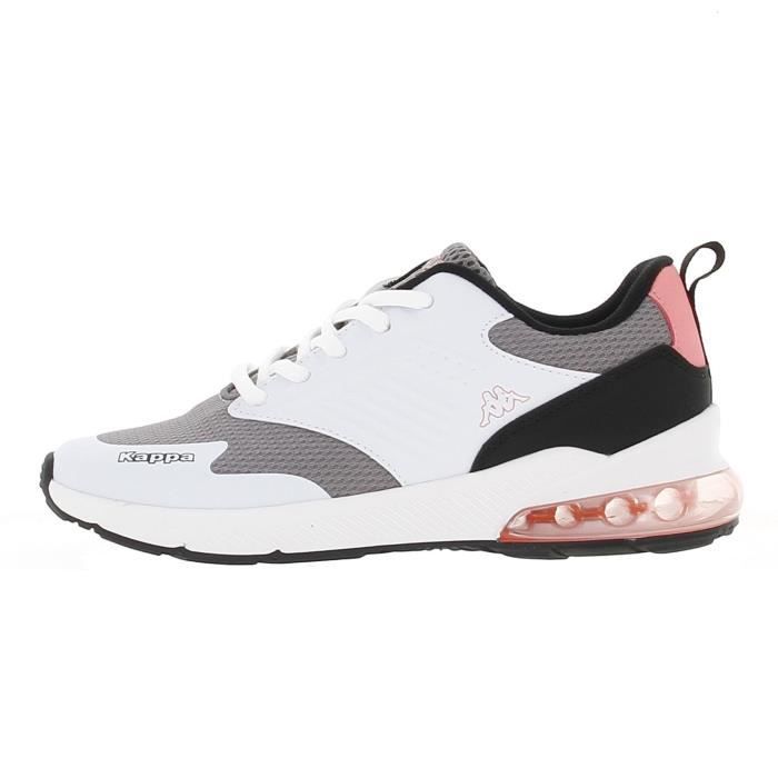 chaussures running mode myagi jr lace - kappa - garçon - blanc - enfant - running