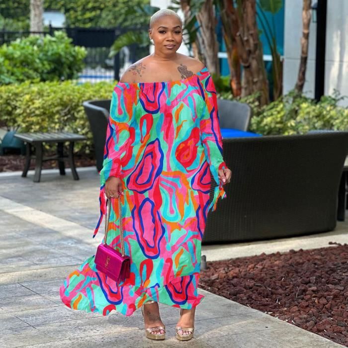 Tunique africaine femme grande taille sale