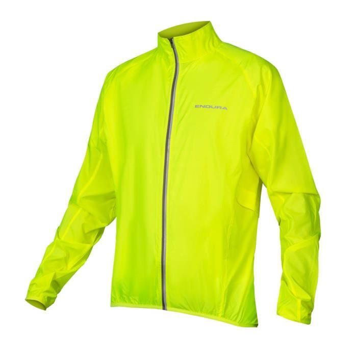 Veste de cyclisme imperméable Endura Pakajak - Homme - Jaune - Manches longues - Coupe-vent et respirant Veste de cyclisme imperméable Endura Pakajak - Homme - Jaune - Manches longues - Coupe-vent et respirant