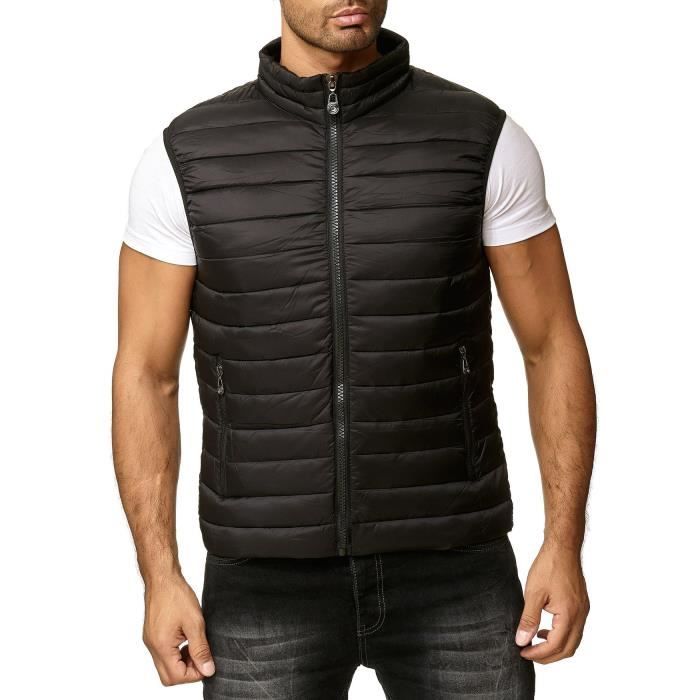 Gilet sans clearance manche matelassé homme