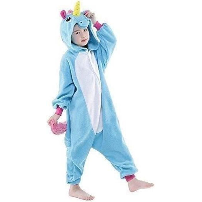 Kigurumi Pyjama Enfant D guisement Licorne Combinaison