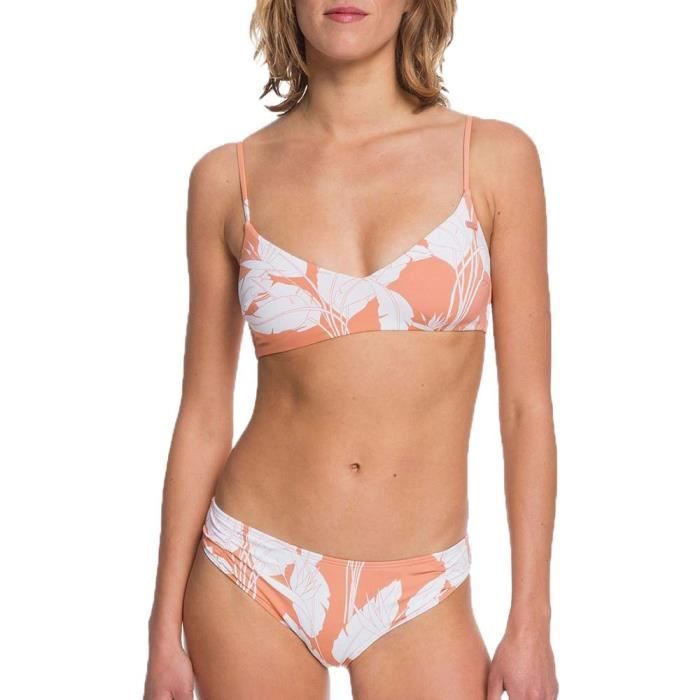 Pt Be Cl Maillot De Bain 2P Femme ROXY Taille M Couleur BLANC