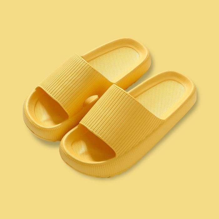 Pantoufle femme yellow sales
