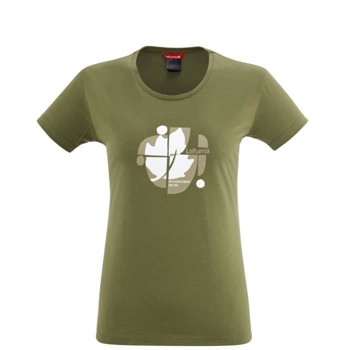 T-shirt femme Lafuma Pearl - vert - respirant - running T-shirt femme Lafuma Pearl - vert - respirant - running