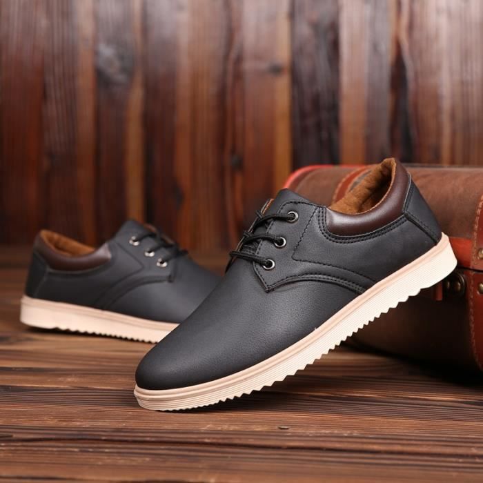 Chaussures Mocassin Homme En Cuir Oxford - Décontractées, Confortables, Semelle Antidérapante, Pour Bureau Et Marche Chaussures Oxford Homme Confort Chaussures Mocassin Homme En Cuir Oxford - Décontractées, Confortables, Semelle Antidérapante, Pour Bureau Et Marche Chaussures Oxford Homme Confort