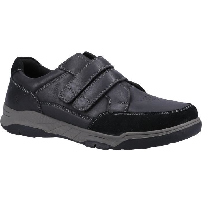 Chaussures Hush Puppies FABI Homme Cuir Noir Double scratch