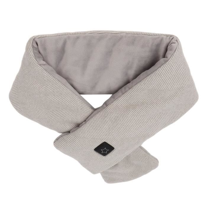 GOTOTOP écharpe chauffante lavable Écharpe chauffante alimentée par USB,  doux et chaud, soulagement des douleurs, massage par