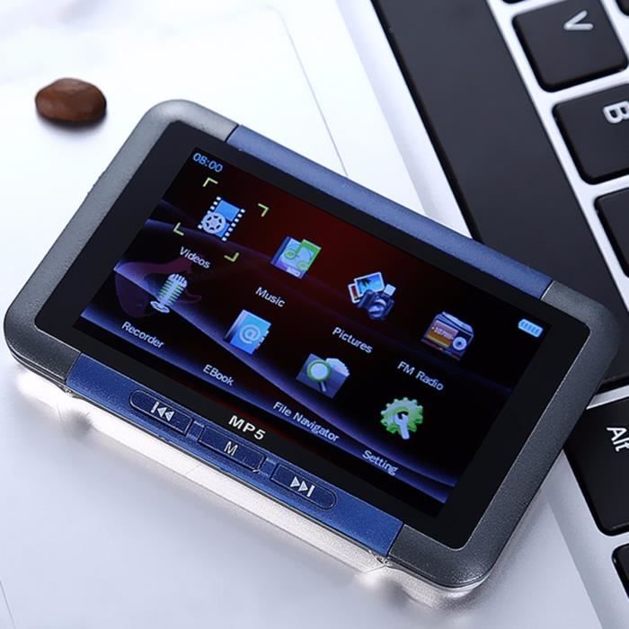 Sotefe/® 16Go Lecteur MP3 Bluetooth 4.1 MP3 Player MP4 Lecteur Baladeur 2.4 /Écran Bouton Tactile Super Sonore Haut-Parleur FM Radio Enregistrement Vid/éo Jouer Plus 80H Soutien Carte /à 128Go