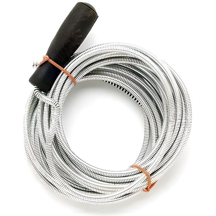 canalisation furet d/éboucheur de tuyau lavabo canalisations flexibles//le tuyaux d/évacuation wc deboucheur evier toilette 5mm X 5M 5mm X 5 M/ètre AURSTORE BASA D/éboucheur