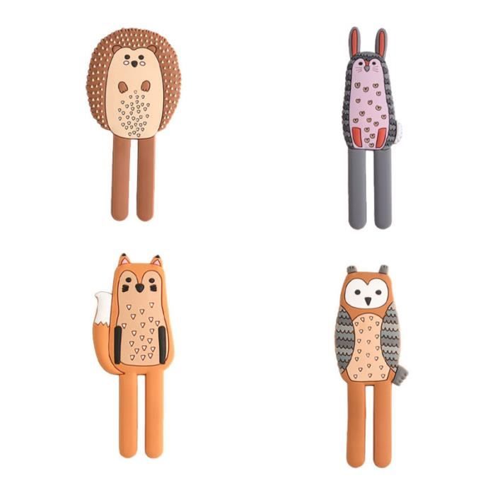10 Aimants Réfrigérateur Animaux – Silicone Souple Magnétique, Multicolore, Jouet Éducatif, Déco Cuisine, Cadeau Enfant 1-3 Ans