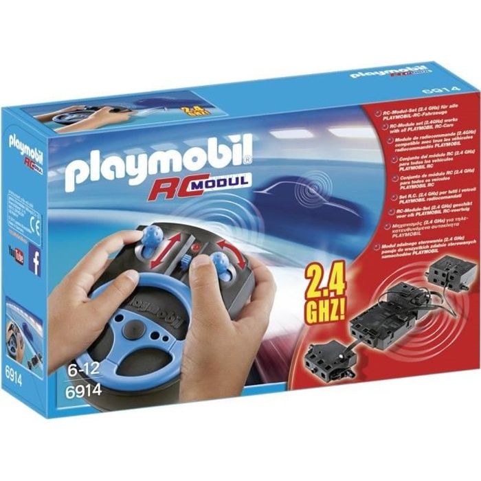 PLAYMOBIL - 6914 - City Action - Module RC - Radiocommande 2.4 GHZ - Mixte PLAYMOBIL - 6914 - City Action - Module RC - Radiocommande 2.4 GHZ - Mixte