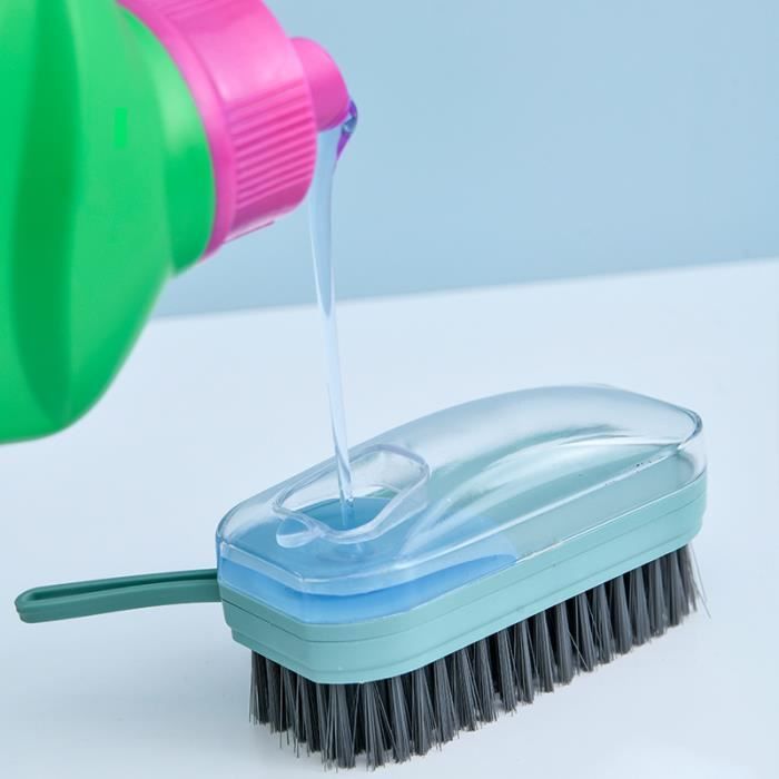 Brosse à Récurer Manuelle Poils Doux - Brosse Linge Antidérapante Ergonomique, Parfaite Pour Vêtements, Baignoire, Cuisine Et Ménage