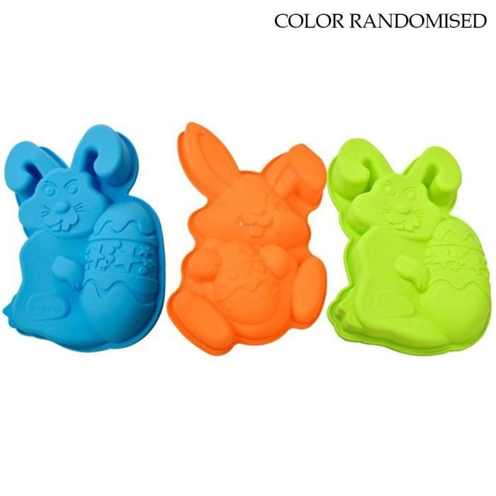 Moule A Gateau En Silicone En Forme De Lapin De Paques Pour Chocolat Couleur Aleatoire d 53 Cdiscount Maison