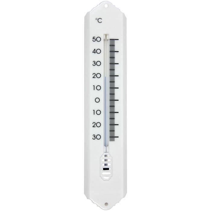 SPEAR & JACKSON Thermomètre plastique 20 cm - Blanc