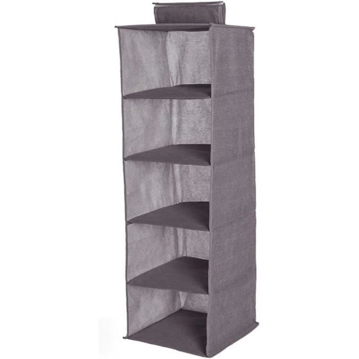 Étagère De Penderie À Suspendre,Rangement Suspendu Tissu Pliable